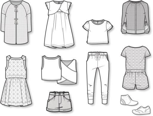 Пижама раскраска для детей