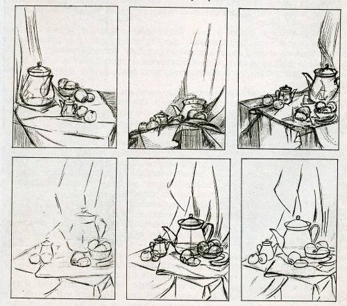 Правильная композиция натюрморта