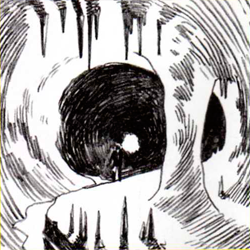 Пещера рисунок карандашом