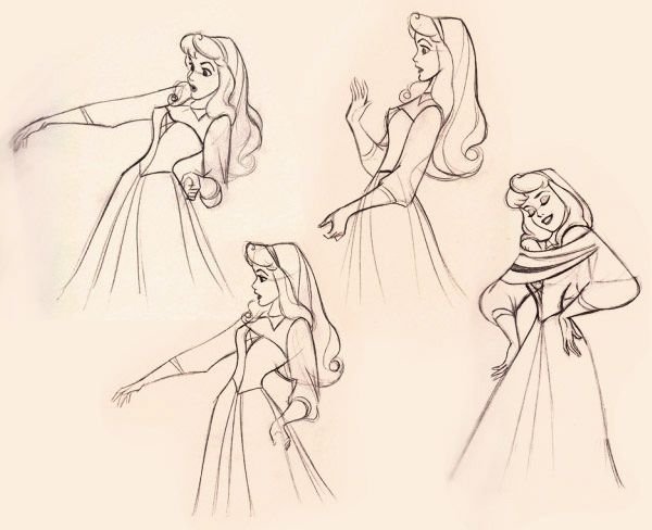 Скетч Дисней Аврора