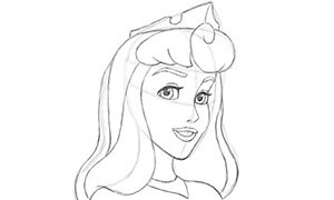 Аврора поэтапно для начинающих на одном рисунке