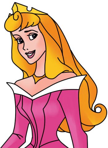 Спящая красавица для срисовки