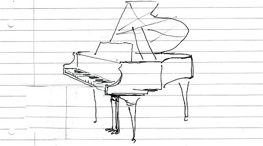 Фортепиано скетч