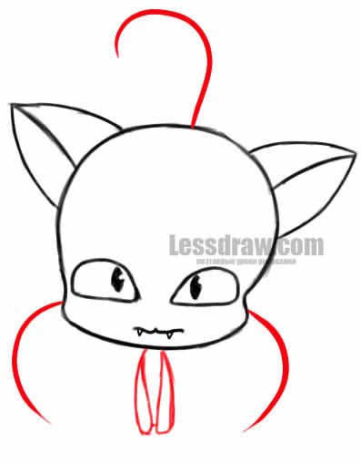 Леди баг и супер кот карандашом КВАМИ