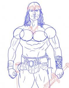 Рисовать Конан