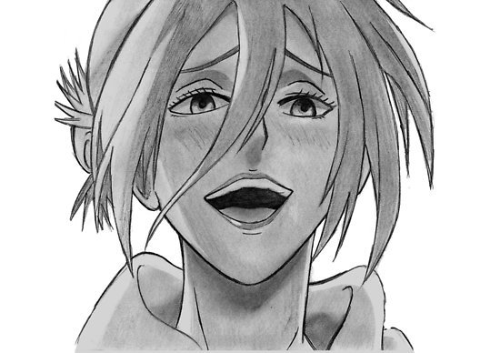 Энни срисовать карандашом