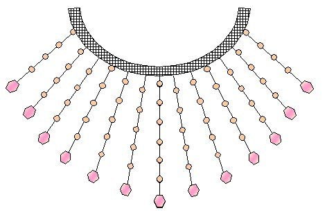 Ожерелье нарисовать поэтапно