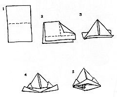 Буденовка оригами