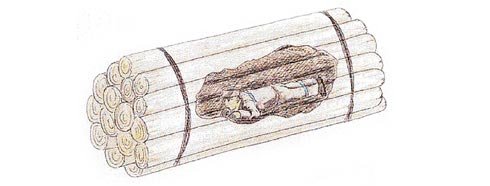 Бревно карандашом