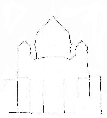 Храм Христа Спасителя срисовать