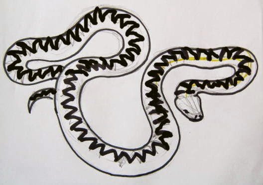 Набросок змеи