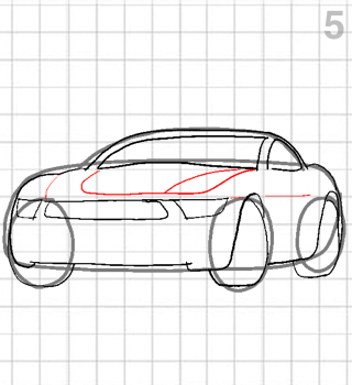 Как рисовать Мустанг поэтапно