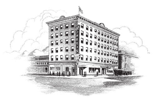 Нарисовать гостиницу