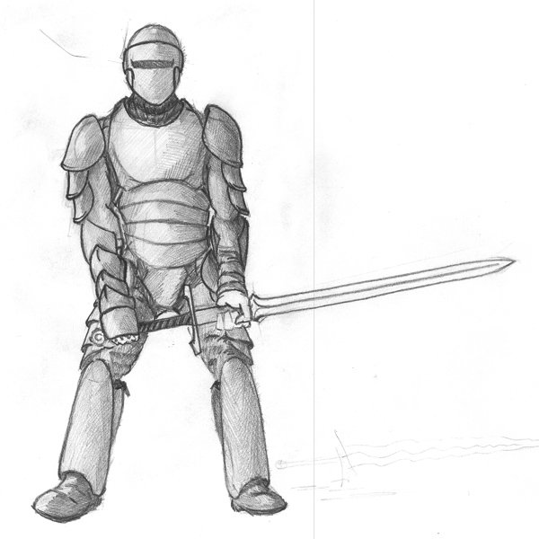 Нагрудник броня для срисовывания