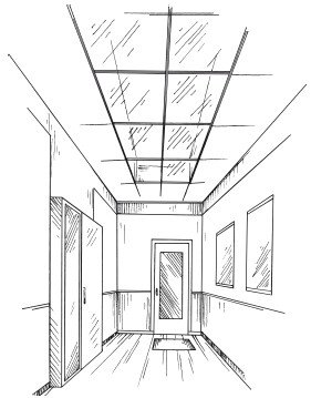 Раскраска коридор в квартире