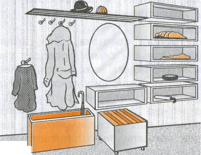 Прихожая Наоми чертёж