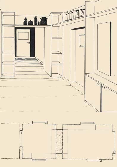 Шкаф в угловой перспективе