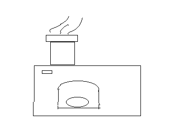 Печка для рисования