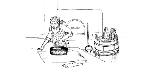 Печь рисунок