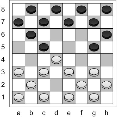 Нарисовать шашки карандашом