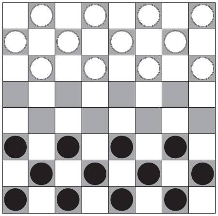 Правило шашек ход дамки