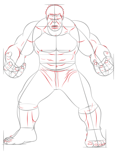 Человек в движении по этапно