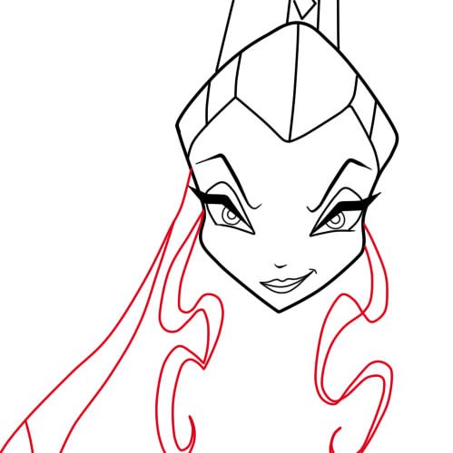 Рисунок Айси Винкс карандашом