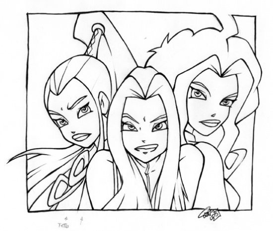 Рисунки Винкс и Трикс