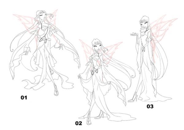 Раскраски феи Винкс королевы