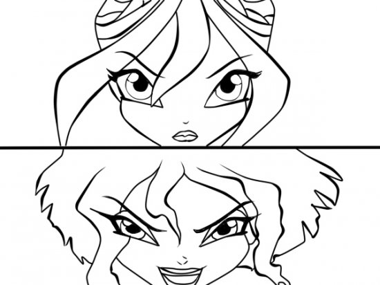 Раскраски Винкс Небула