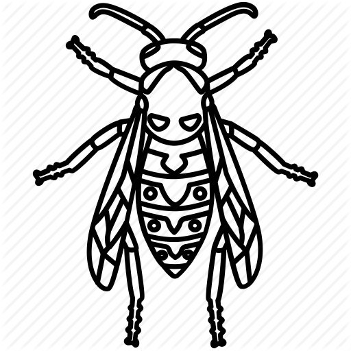 Трафарет Шершень