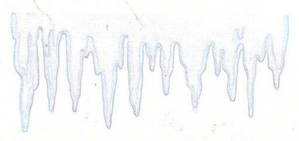 Сосульки для вырезания
