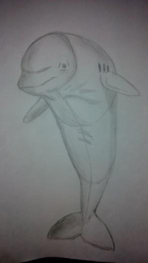 Нарисовать Белуху пошагово