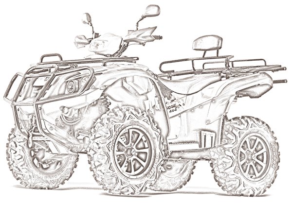 Схема квадроцикла РМ 650