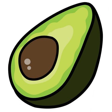 Авокадо для срисовки