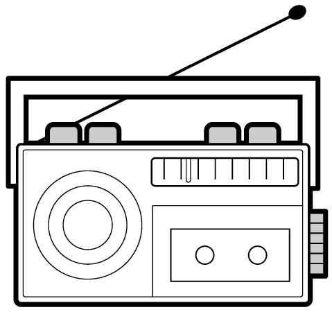 Магнитофон для разукрашивания