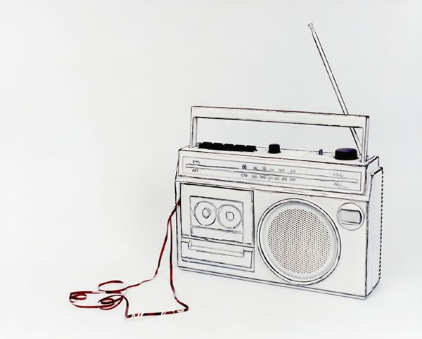 Радиоприемник нарисованный