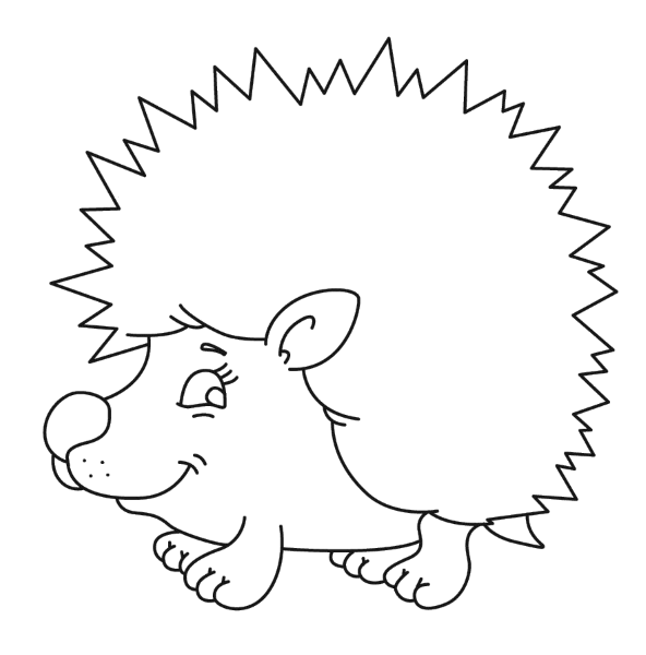 Аппликация Ежик