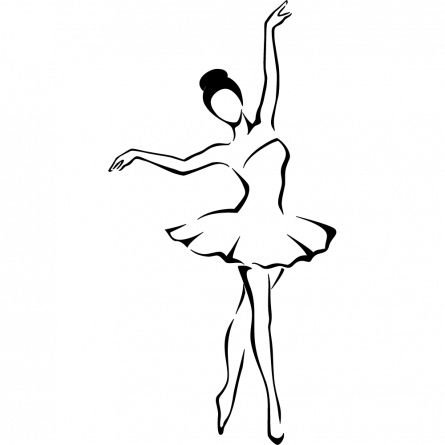 Балерина контур