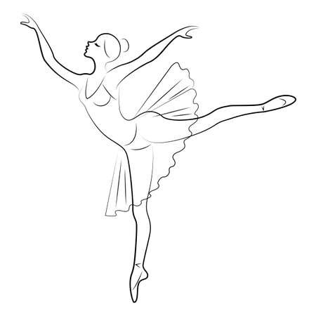 Аппликация балерина шаблон