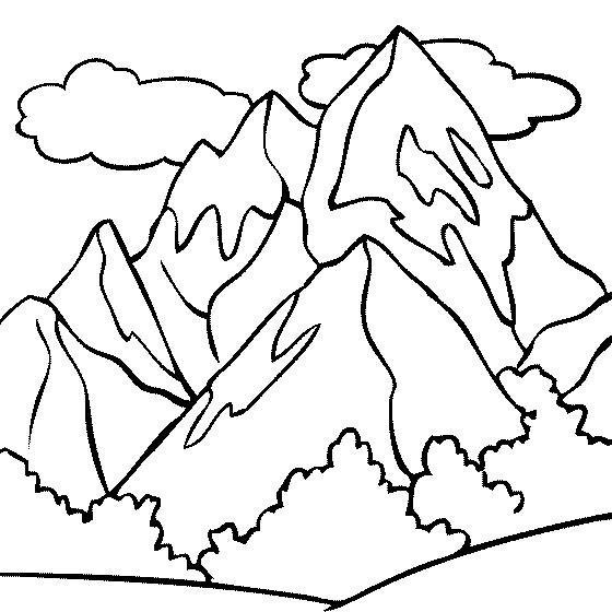 Гора Эверест раскраска