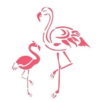 Фламинго одной линией