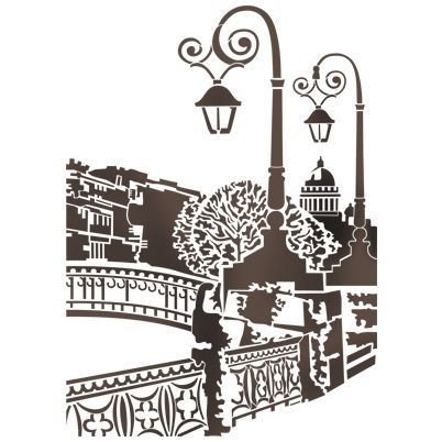 Силуэт старого города