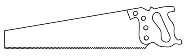 Ножёвка раскраска для детей