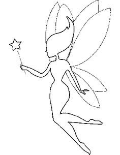 Фея трафарет для вырезания