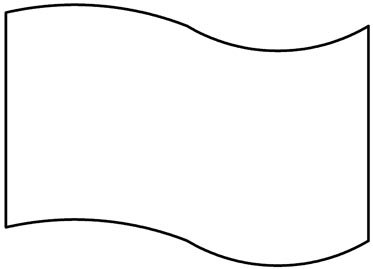 Флаг трафарет