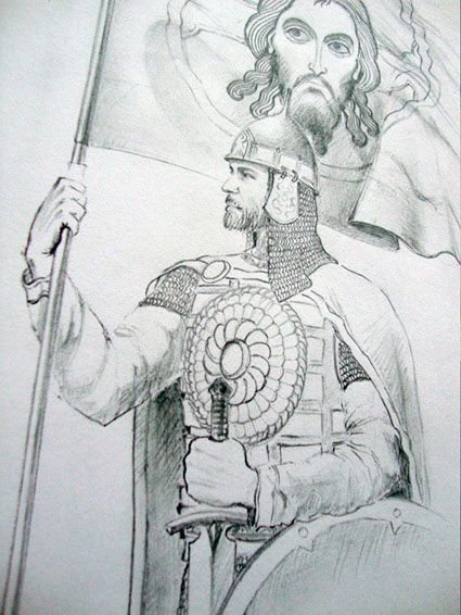 Невская битва раскраска