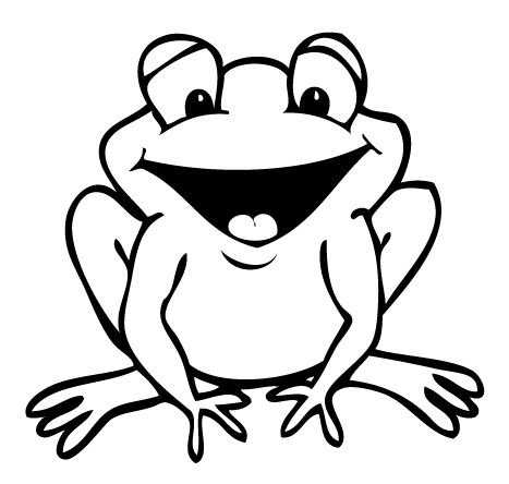 Лягушка квакша рисунок