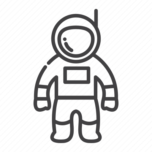 Космонавт трафарет