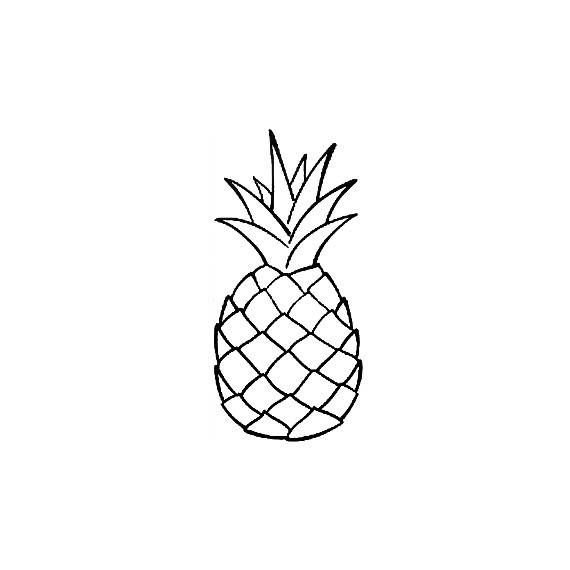 Ананас рисунок